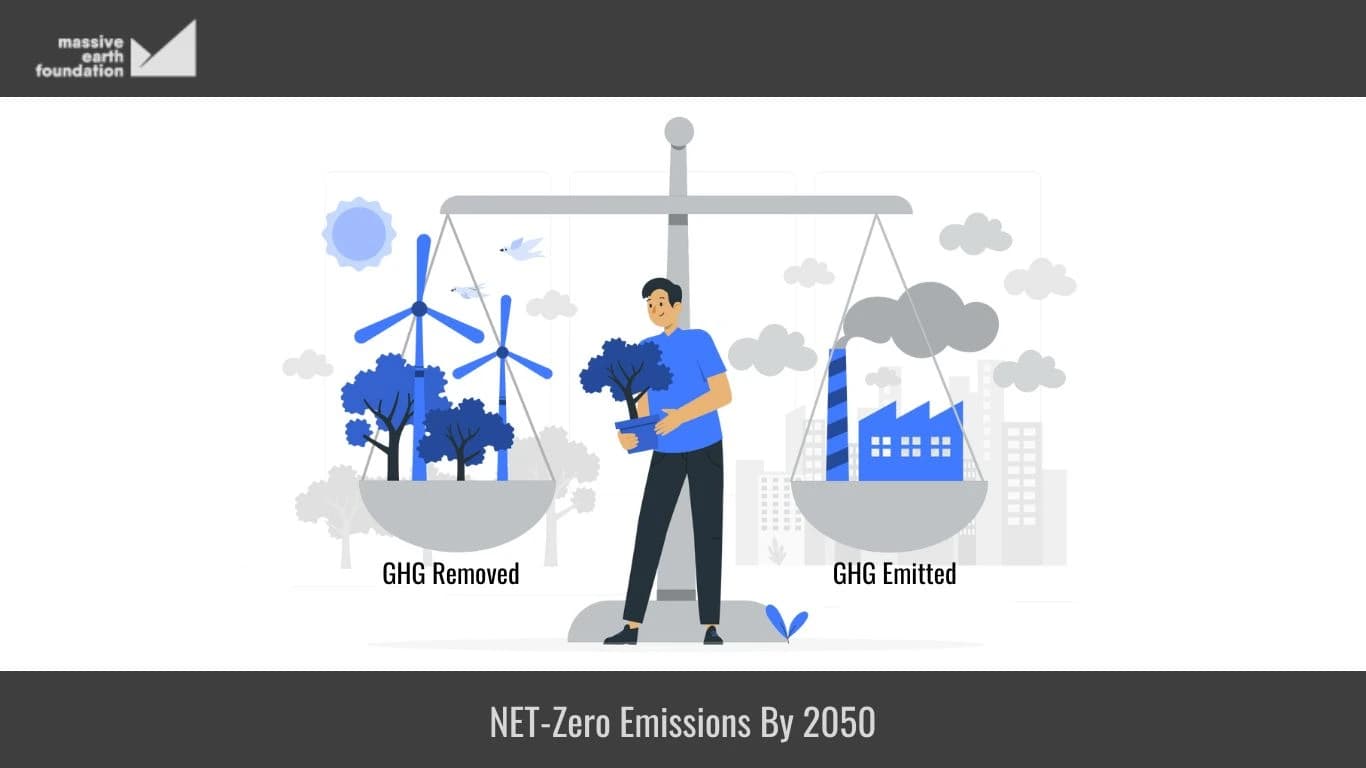 Feature image to visually represent Net Zero